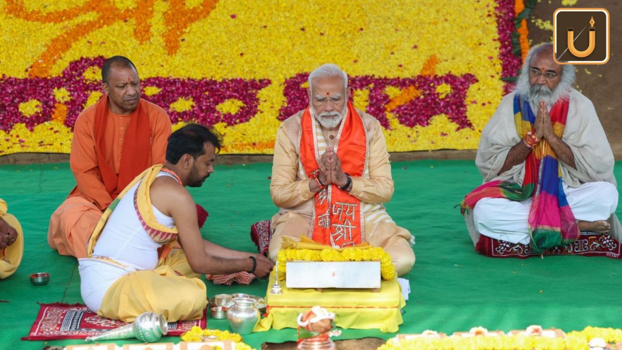 PM Modi Lays Foundation Stone OfUsthadian Academy / Shri Kalki Dham Temple In Sambhal, Uttar Pradesh | 21 feb 2024 PM Modi Lays Foundation Stone OfUsthadian Academy / Shri Kalki Dham Temple In Sambhal, Uttar Pradesh